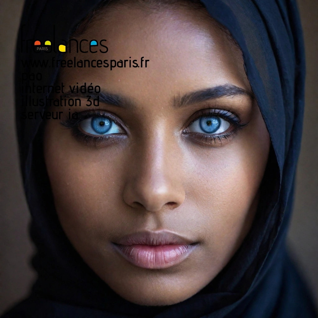 Pao mise en page internet vidéo illustration 3d serveur IA générative AI freelance paris studio de création magazines 737l0er0